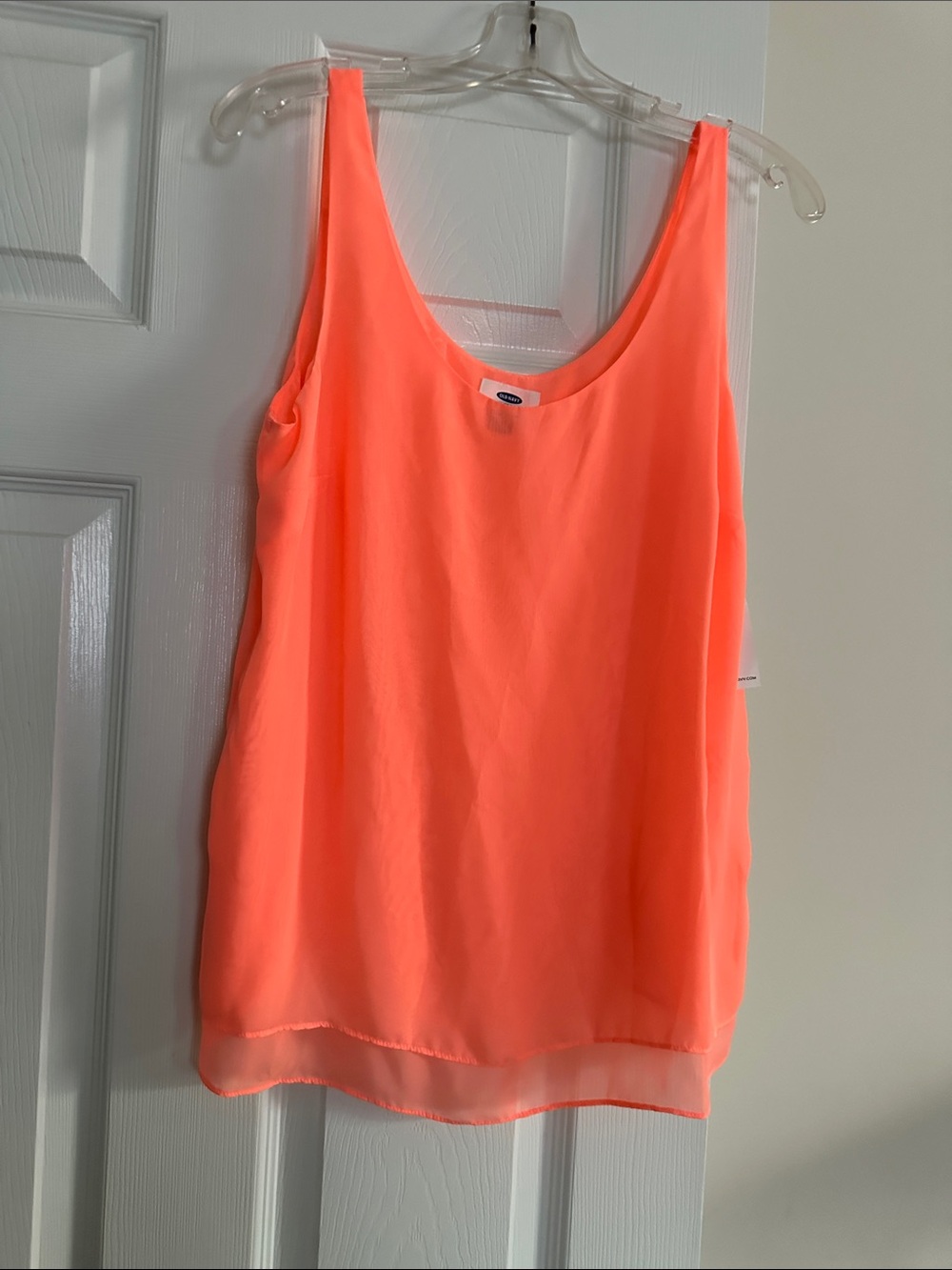 Old Navy Neon Coral Sleeveless Camisole